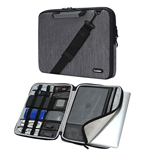 iCozzier 13-13.3 Inch Handle Laptop Briefcase Shoulder Bag Electronic Accessories Organizer