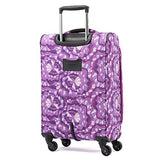 Atlantic Ultra Lite 4 | 21 and 28-Inch Expandable Spinners, Travel Pillow (Surf Purple)