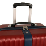 Nautica Surfers Paradise 25 Inch Hardside Spinner, Burgundy/Navy