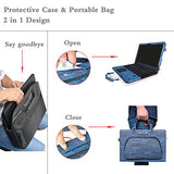 Surface Laptop Case,2 In 1 Accurately Designed Protective Pu Leather Cover + Portable Carrying