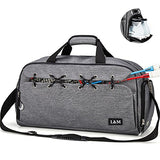 Gym Duffel Bag Sports Travel Tote Bag Overnight for Men and Women with Shoe Compartment, Wet