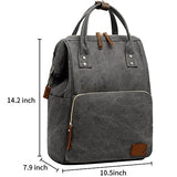 Retro Canvas Backpack Doctor Bags,Berchirly Travel Rucksack School Bookbag Laptop Bag