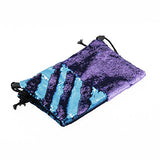 Mermaid Drawstring Bag Magic Reversible Sequin Backpack Glittering Dance Bag For Yoga Outdoors