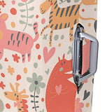 GIOVANIOR Bright Childish Cartoon Animals Luggage Cover Suitcase Protector Carry On Covers