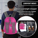 bago 25L Lightweight Packable Backpack - Water Resistant Travel and Hiking Daypack - Foldable and