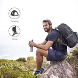 Reyleo Foldable Travel Hiking Backpack, Ultra Lightweight Packable Carry On Daypack Unisex For