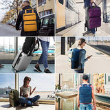 Gonex 35L Travel Backpack, Durable & Water-Repellent Oversized Backpack with Multiple Pockets for Travel, Hiking,Camping Cobalt Blue