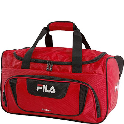 Fila Ace 2 Small Duffel Sports Gym Bag, Red, One Size