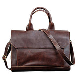 Men Bags, Berchirly PU Faux Leather Office Briefcase Handbag Cross Body Tote Bag