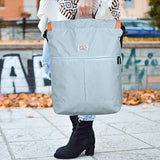 Drawstring Backpack String Bag Sackpack Cinch Water Resistant Nylon for Gym Shopping Sport Yoga by WANDF (Blue 6033)