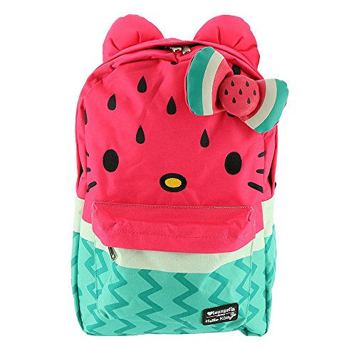 Loungefly Hello Kitty Watermelon Bow Backpack Pink-Green