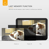 APEMAN 9.5'' Portable DVD Player with Swivel Screen Remote Controller Support SD Card USB DVD AV in/Out Earphone Speaker 5 Hours Built in Rechargeable Battery for TV Kids Car Travel Companion