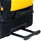 Travelers Club 30" ADVENTURE Double Packing Compartment Rolling Duffel, Yellow with Black Color Option