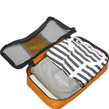 eBags Small Packing Cubes for Travel - Organizers - 3pc Set - (Tangerine)