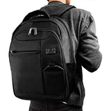 Vangoddy Jet Black Executive Anti-Theft Laptop Backpack For Lenovo Ideapad / Yoga / Flex /