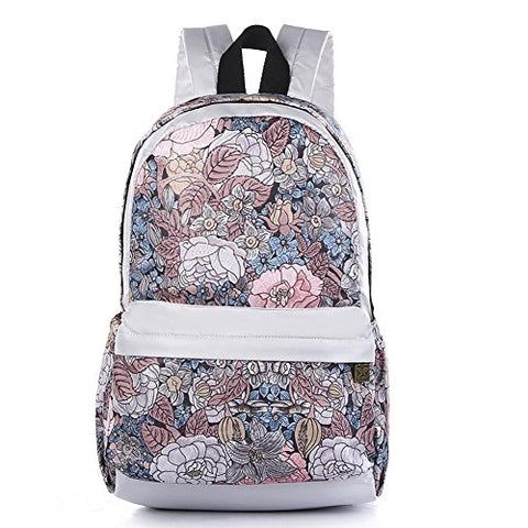 Black Butterfly Women'S Student Backpack For Daypack Backpack School Bag White Red , V