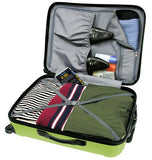 Traveler’S Choice Freedom 3-Piece Lightweight Luggage Set, Apple Green (20"/25"/29")