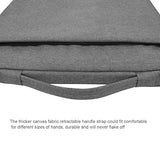 Arvok 13 13.3 14 Inch Water-resistant Canvas Fabric Laptop Sleeve With Handle & Zipper