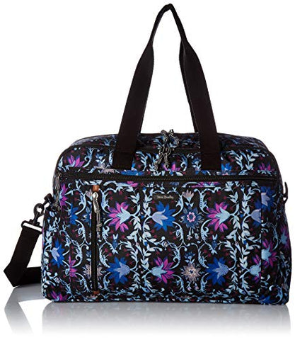 Vera Bradley womens Lighten Up Weekender Travel Bag, Polyester, Bramble Vines, One Size