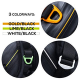 Showers Pass Refuge Waterproof Duffel Bag, One Size, Black/Lime