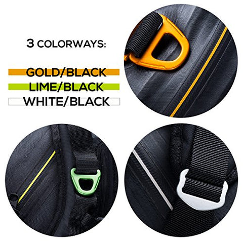 Showers Pass Refuge Waterproof Duffel Bag, One Size, Black/Lime