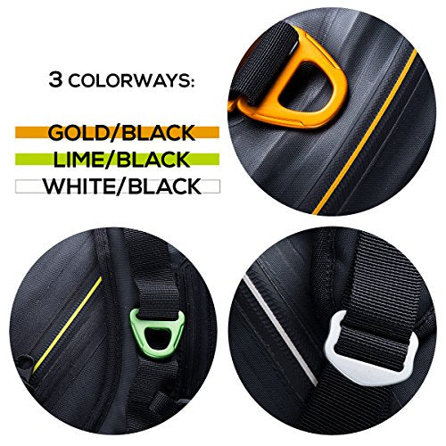 Showers Pass Refuge Waterproof Duffel Bag, One Size, Black/Lime