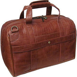 The Set Of Classic Dark Brown Amerileather Traveler Croco Print 3 Piece Luggage Set