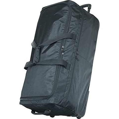Netpack 40" Ultra Simple Wheeled Duffel (Black)