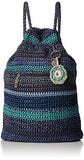 The Sak Amberly Crochet Backpack, neptune stripe