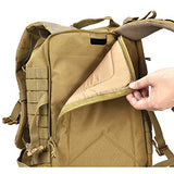 Military Tactical Backpack, Assault Pack Army Molle Bug Out Bag Backpacks Rucksack Daypack W/ Us