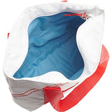 Sailor Bags Mini Tote Bag With Blue Straps, One Size, White/Blue