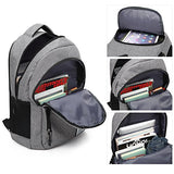 AUGUR Unisex Laptop Backpack Lightweight Casual School Bookbag Travel Daypack Backpack for Men