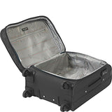 Mia Toro Alagna Softside Spinner Luggage 3 Piece Set, Coffee