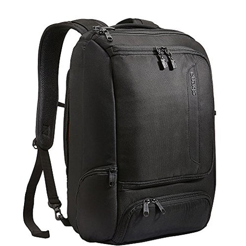 Ebags Professional Slim Laptop Backpack (Solid Black)