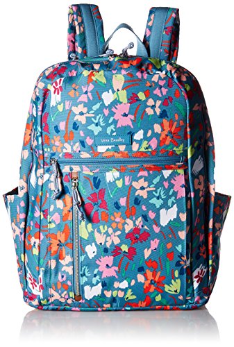 Vera Bradley Lighten Up Grand Backpack, Polyester, Superbloom Sketch