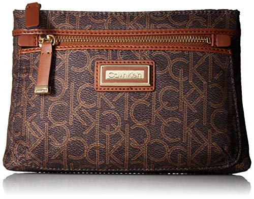 Calvin Klein Belfast Nylon Key Item Fanny Pack Belt Bag, Brown khk Photoprint