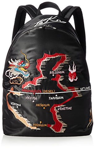Diesel Men's TOKYOTOP M-Tokyo Back TEKNO-Backpack, BLACK/BREGANGELES One Size