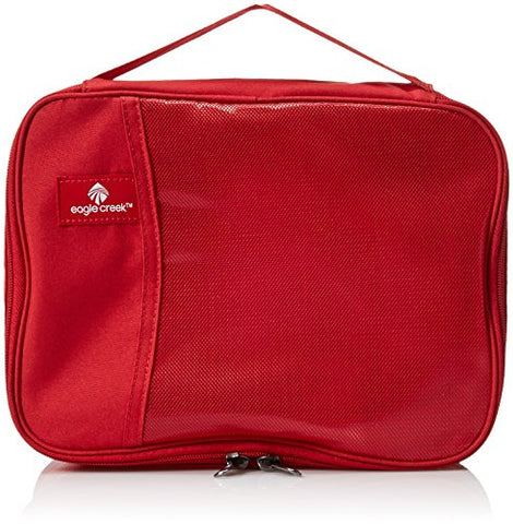 Eagle Creek Travel Gear Luggage Pack-it Clean Dirty Half Cube, Red Fire