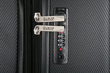 DUKAP Crypto Lightweight Hardside 2 Piece Set 20'' and 28'' inch - Black