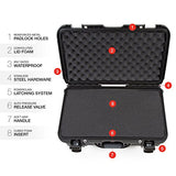 Nanuk 935 Waterproof Hard Case With Wheels And Foam Insert - Black