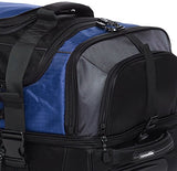 Amazonbasics Ripstop Wheeled Duffel, Blue
