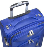 Dejuno Cirrus Lightweight Nylon 3-Piece Spinner Luggage Set-Blue
