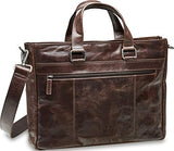 Mancini Single Compartment Laptop/Tablet Tote in Burgundy