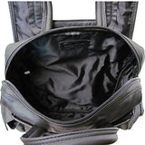 AmeriLeather Leather Three Way Backpack (Chestnut Brown)