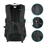 Eaglebeky KAKA Terylene Fabric Backpack for 17-Inch Laptops (Red)