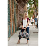 Avery Plaid Duffel Carry On Bag - Blank
