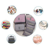 M-Jump 6 Set Travel Storage Bags Multi-Functional Clothing Sorting Packages, Travel Packing