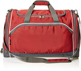Amazonbasics Sports Duffel - Small, Red