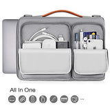 tomtoc Original 15.6 Inch Laptop Shoulder Bag with CornerArmor Patent & Accessory Pocket, 360°