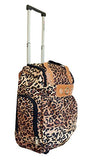 Trendy Flyer 19" Duffel/tote Bag Gym Luggage Case Wheel Purse (Leopard)
